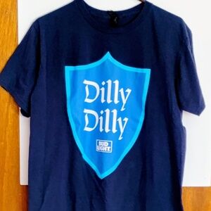 Hanes 100% Cotton Blue "Dilly, Dilly"  Mens XL T-Shirt